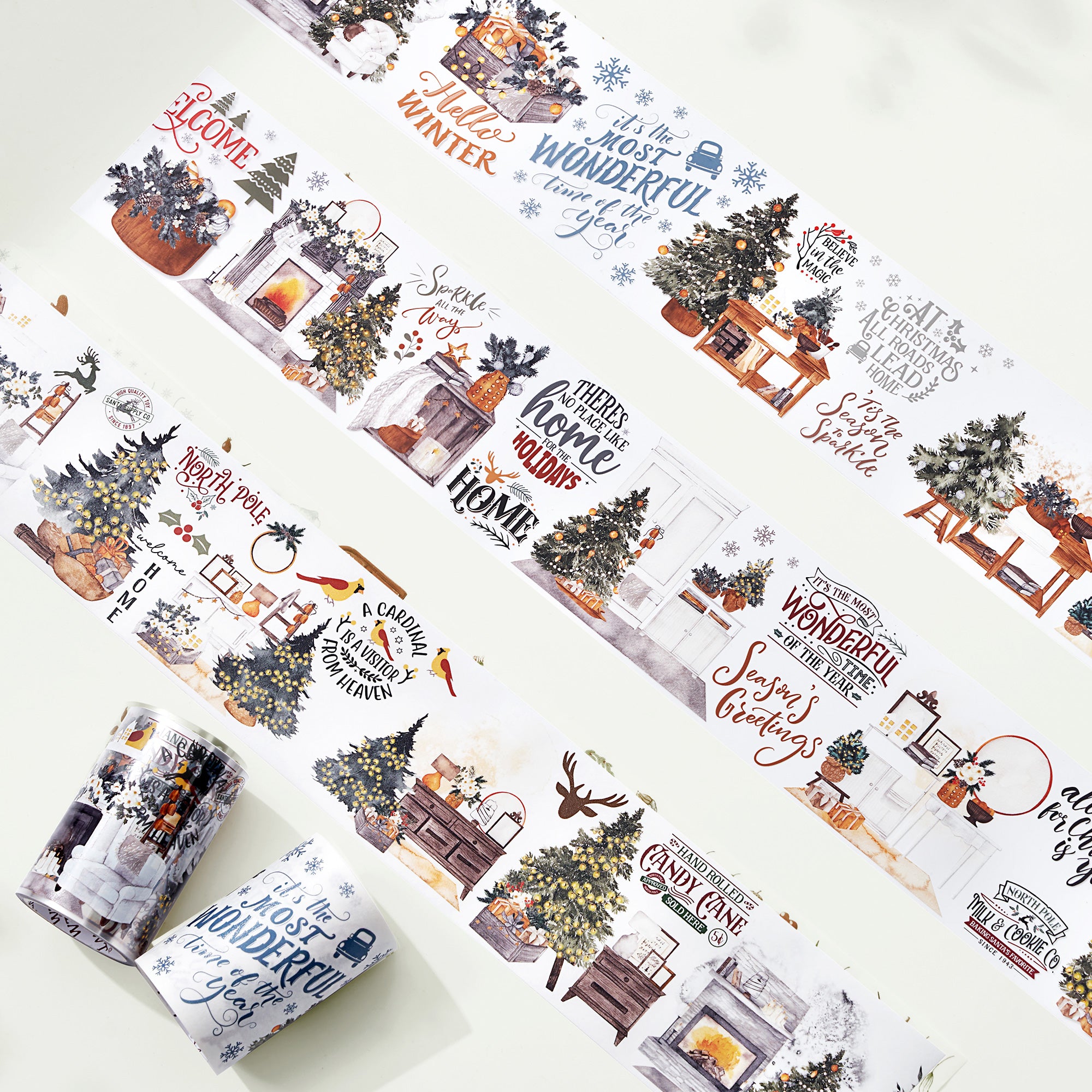 Creekside Farms Wide Washi / PET Tape | The Washi Tape Shop. Beautiful Washi and Decorative Tape For Bullet Journals, Gift Wrapping, Planner Decoration and DIY Projects