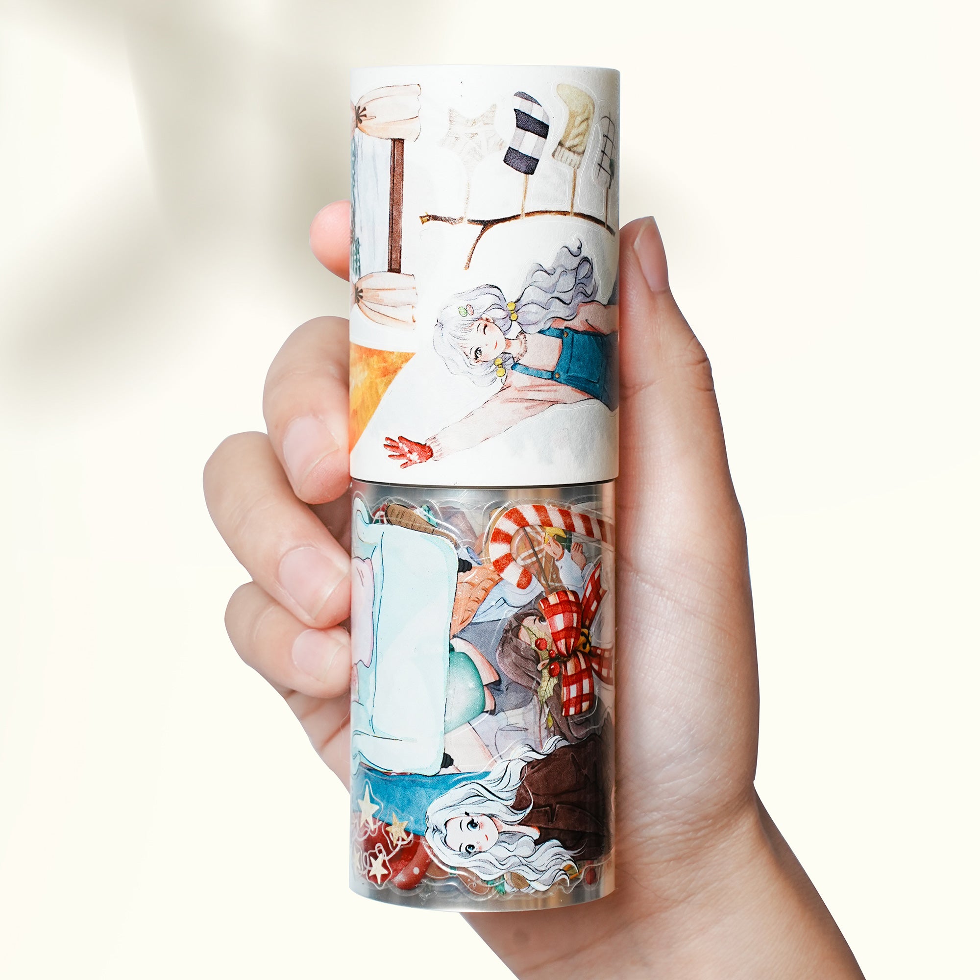 Pre-cut Fireside Tales Wide Washi/PET Tape | The Washi Tape Shop