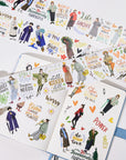 Pre-cut Silent Silhouette Wide Washi/PET Tape | The Washi Tape Shop. Beautiful Washi and Decorative Tape For Bullet Journals, Gift Wrapping, Planner Decoration and DIY Projects