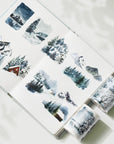 Pre-cut Winter Whispers Wide Washi/PET Tape