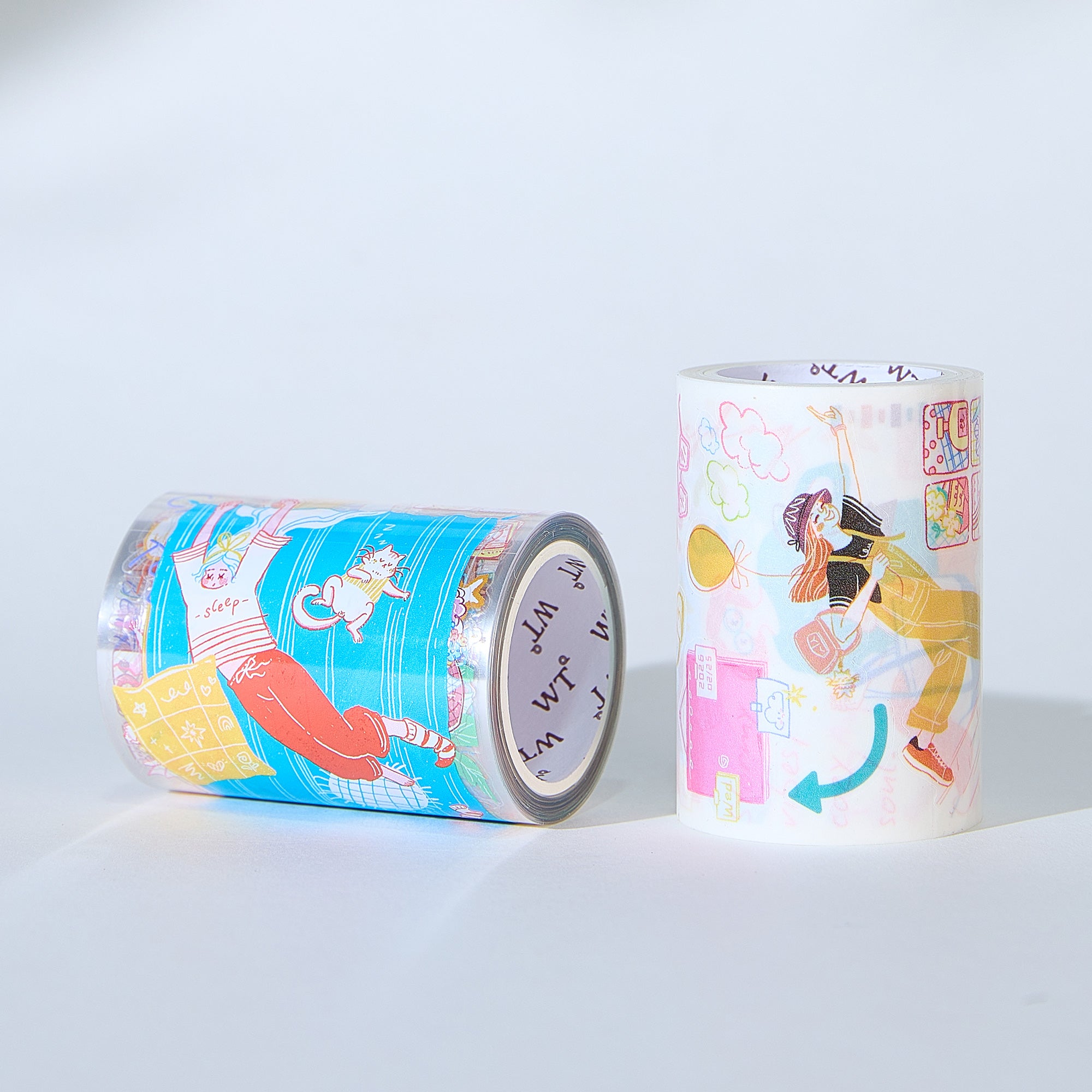 Pre-cut Dopamine Days Wide Washi/PET Tape