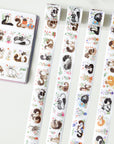 Cat Mood Washi Tape Sticker Set | The Washi Tape Shop. Beautiful Washi and Decorative Tape For Bullet Journals, Gift Wrapping, Planner Decoration and DIY Projects