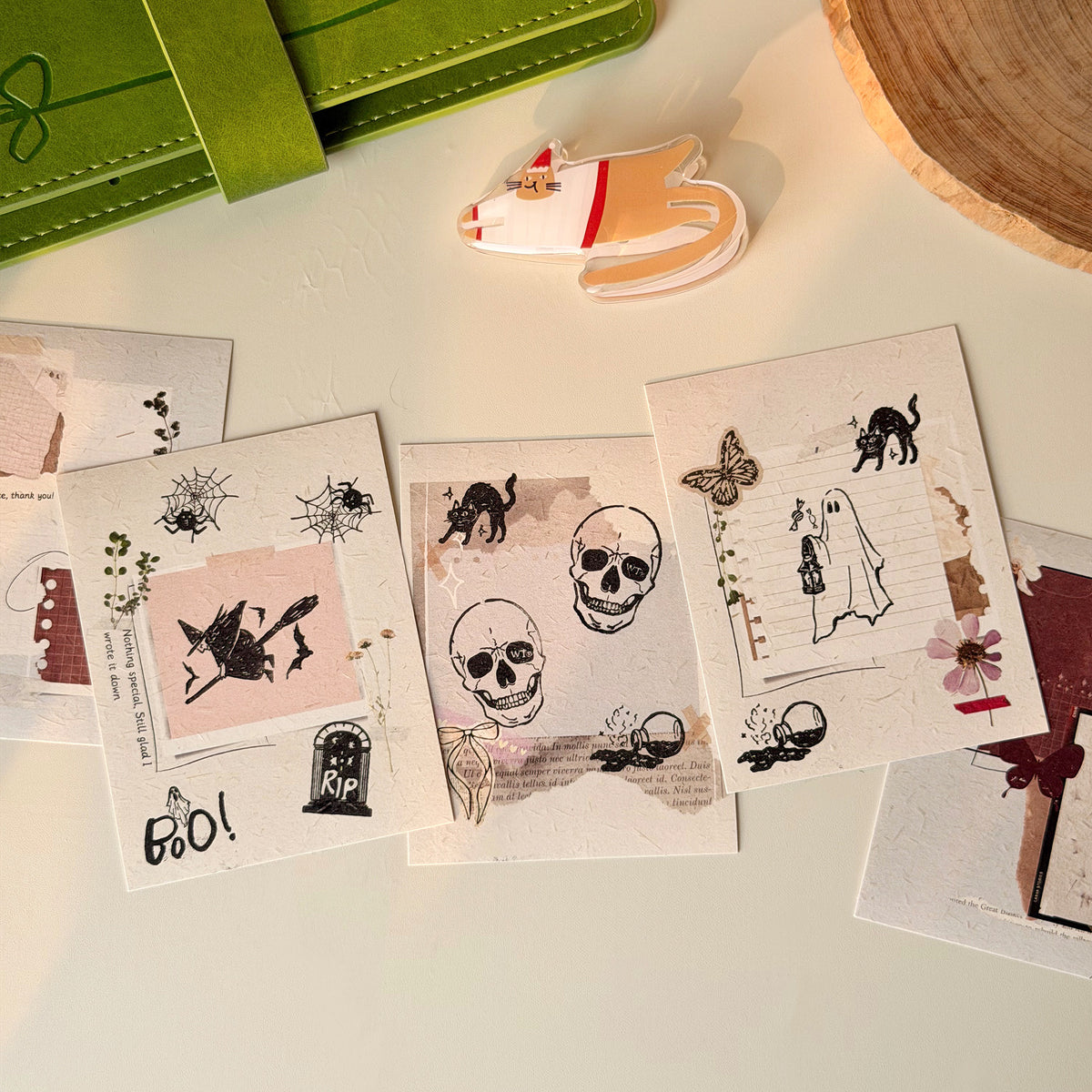 Paper Fragments Sticker Sheets (Textured)