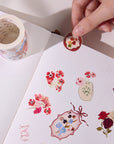 Pre-cut Amber Notes Wide Washi/PET Tape