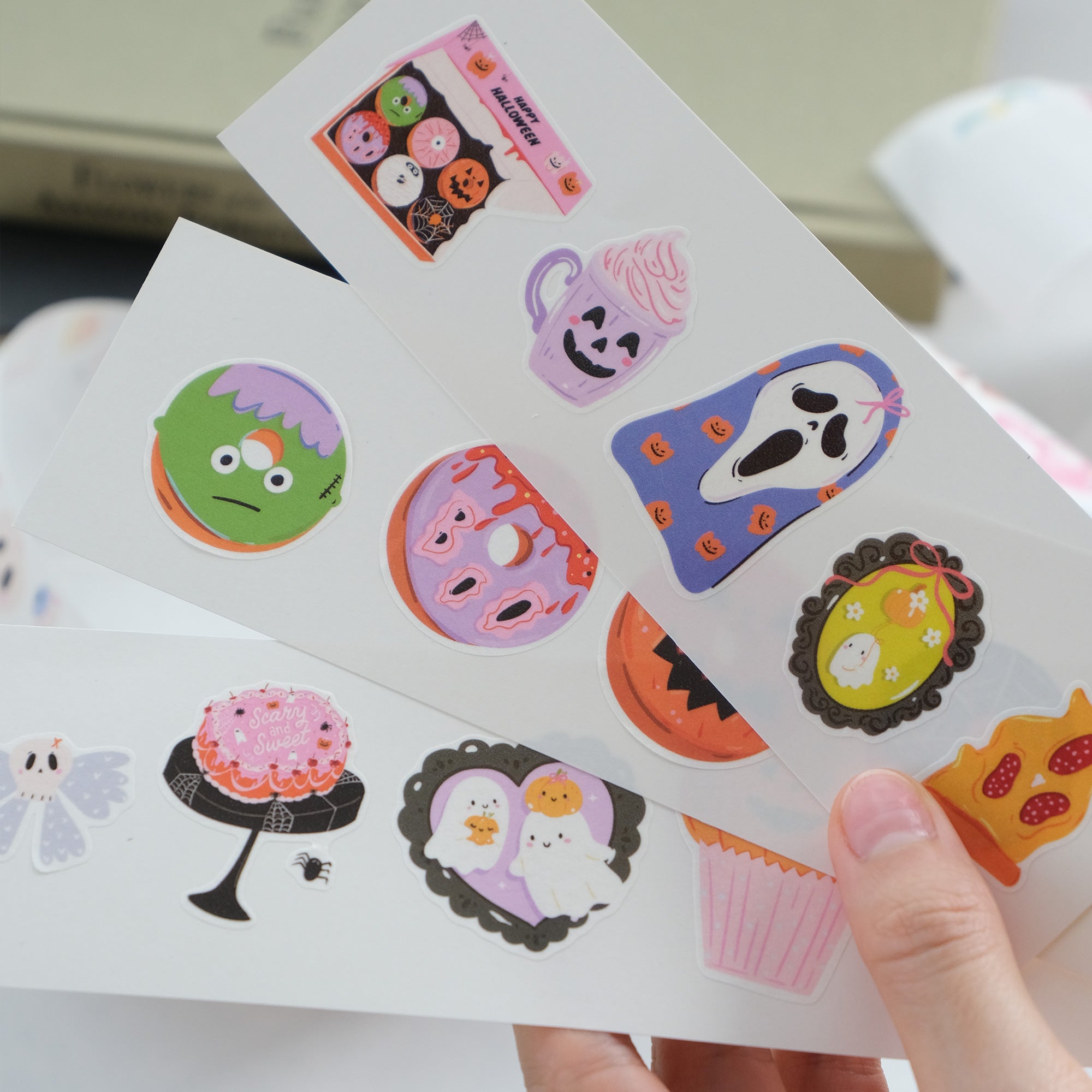 Pre-cut Boo Brigade Wide Washi/PET Tape