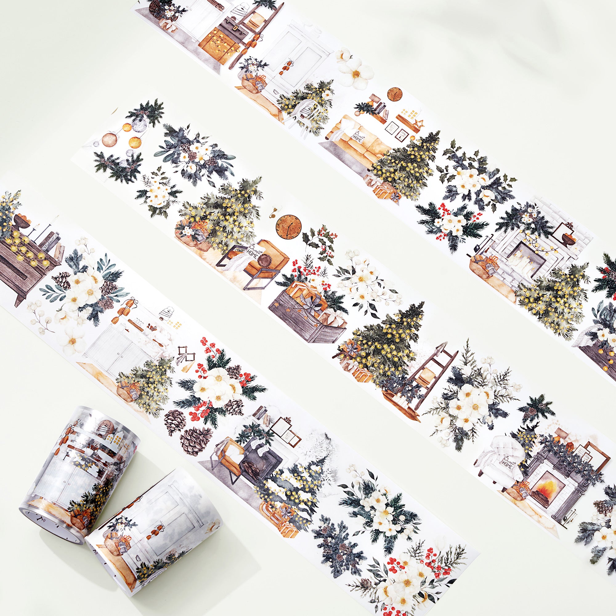 Fireside Wide Washi / PET Tape | The Washi Tape Shop. Beautiful Washi and Decorative Tape For Bullet Journals, Gift Wrapping, Planner Decoration and DIY Projects