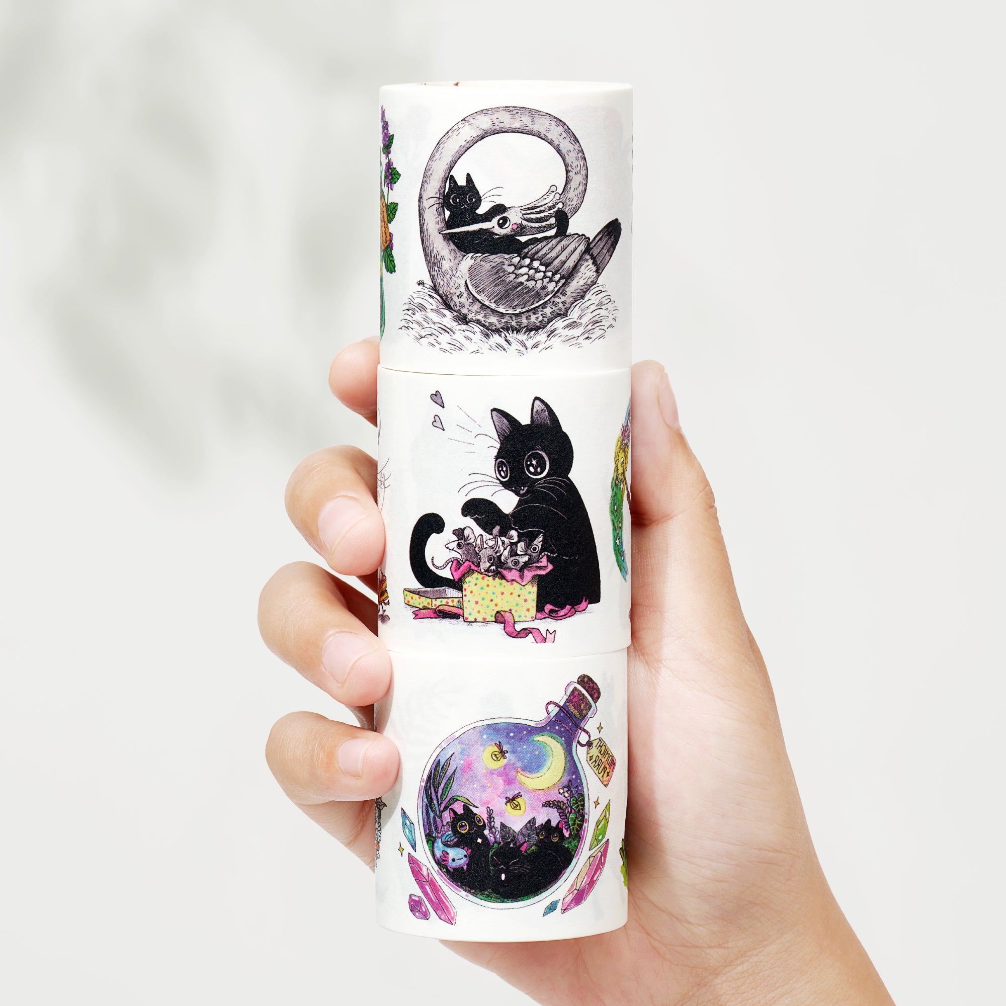 Midnight Mischief Washi Tape Sticker Set