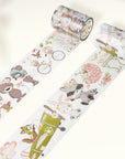 Pre-cut Woodland Pals Wide Washi/PET Tape