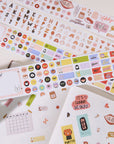 Pre-cut Boho Moments Script Tape Set (GILDED)
