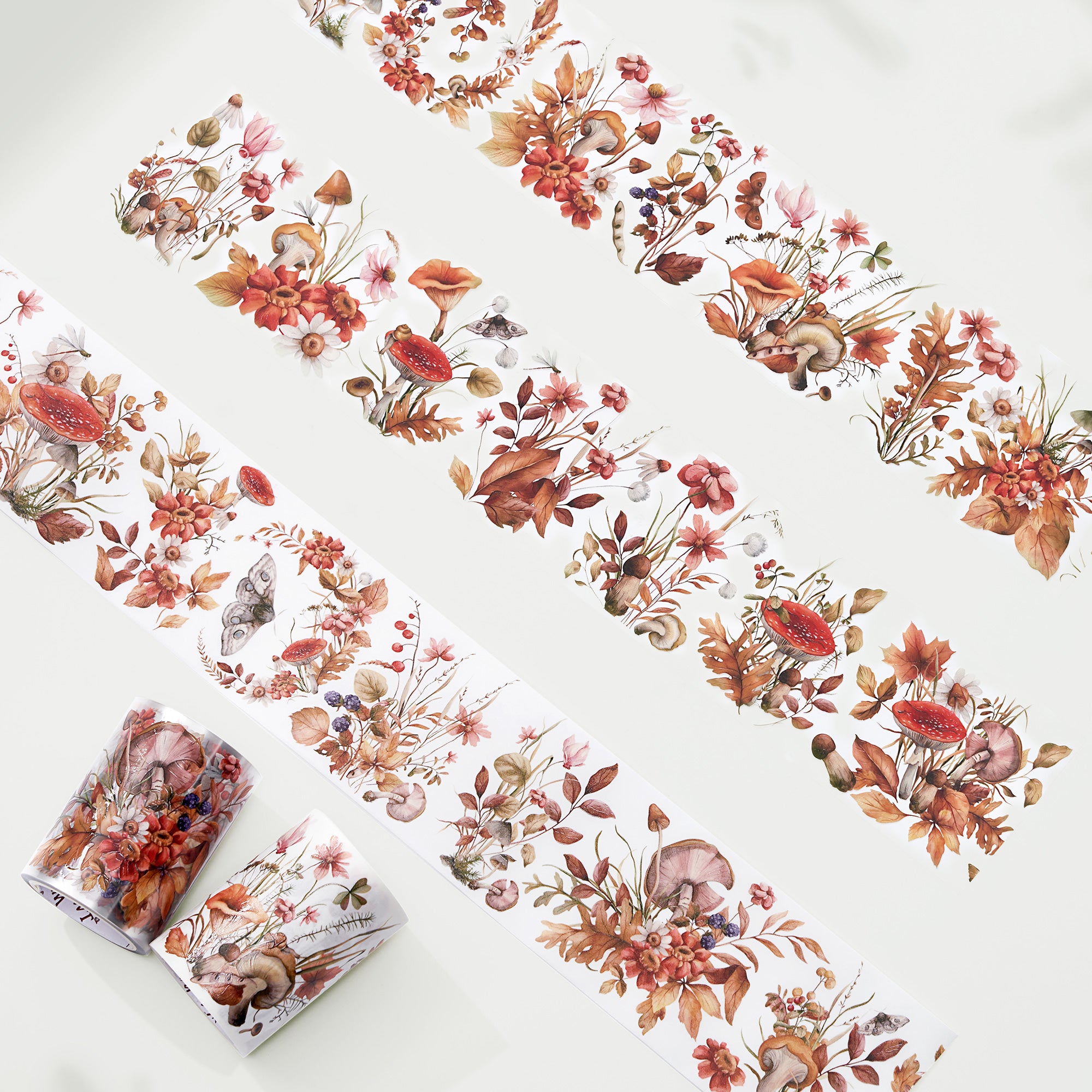 Black Floral Washi Tape – Maple Layne Market