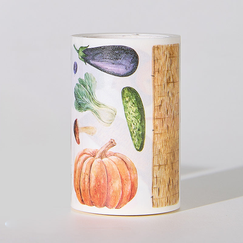 Pre-cut Summer Bazaar Wide Washi/PET Tape