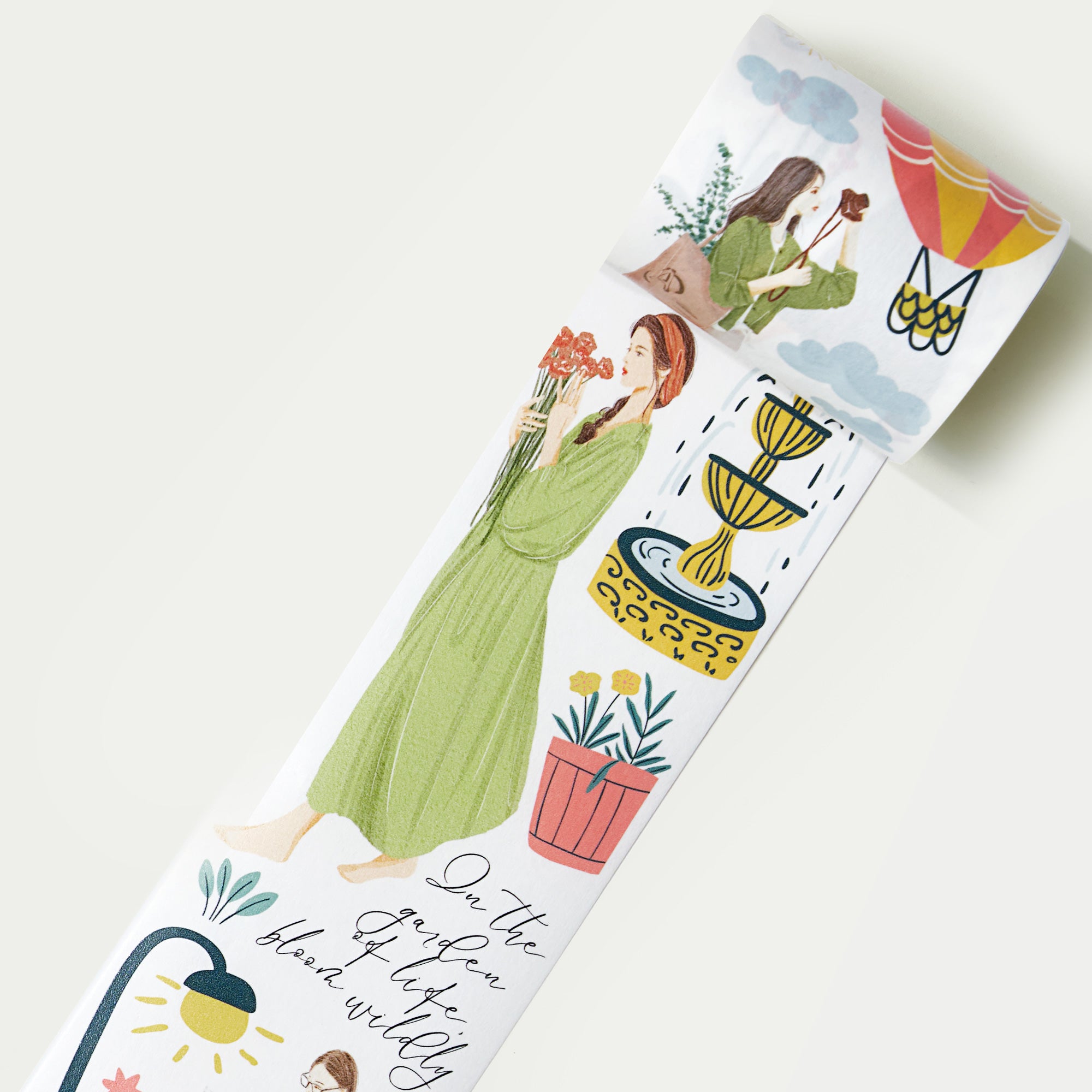 Tranquil Moments in Rotterdam Wide Washi / PET Tape | The Washi Tape Shop. Beautiful Washi and Decorative Tape For Bullet Journals, Gift Wrapping, Planner Decoration and DIY Projects