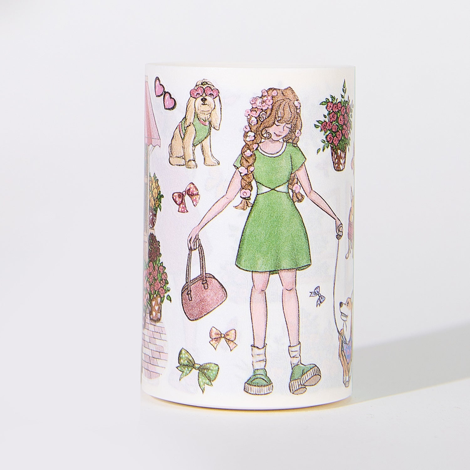 Pre-cut Civic Green Wide Washi/PET Tape | The Washi Tape Shop. Beautiful Washi and Decorative Tape For Bullet Journals, Gift Wrapping, Planner Decoration and DIY Projects