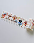 Pre-cut Amber Notes Wide Washi/PET Tape