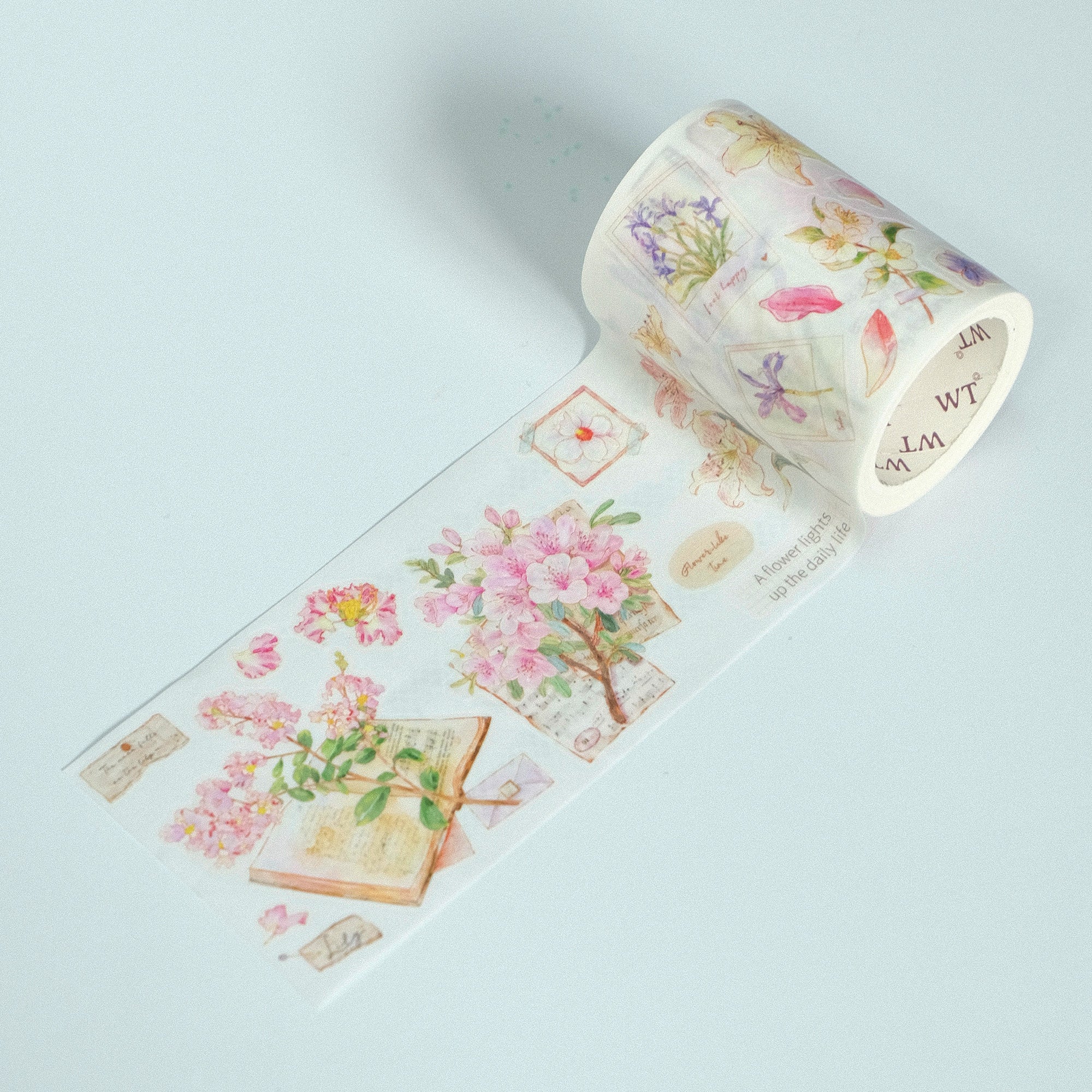 Pre-cut Petal Post Wide Washi/PET Tape | The Washi Tape Shop. Beautiful Washi and Decorative Tape For Bullet Journals, Gift Wrapping, Planner Decoration and DIY Projects