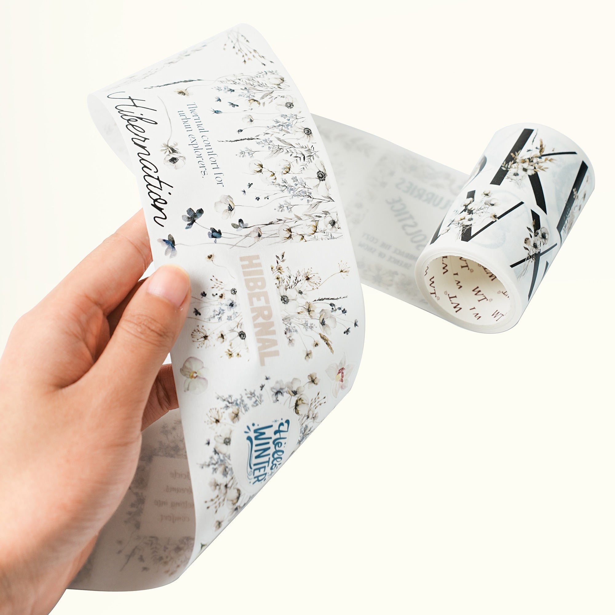 テープ・マスキングテープ sweets & letter PET Pre-cut Frosted Letters Wide Washi/PET Tape | The Washi Tape Shop