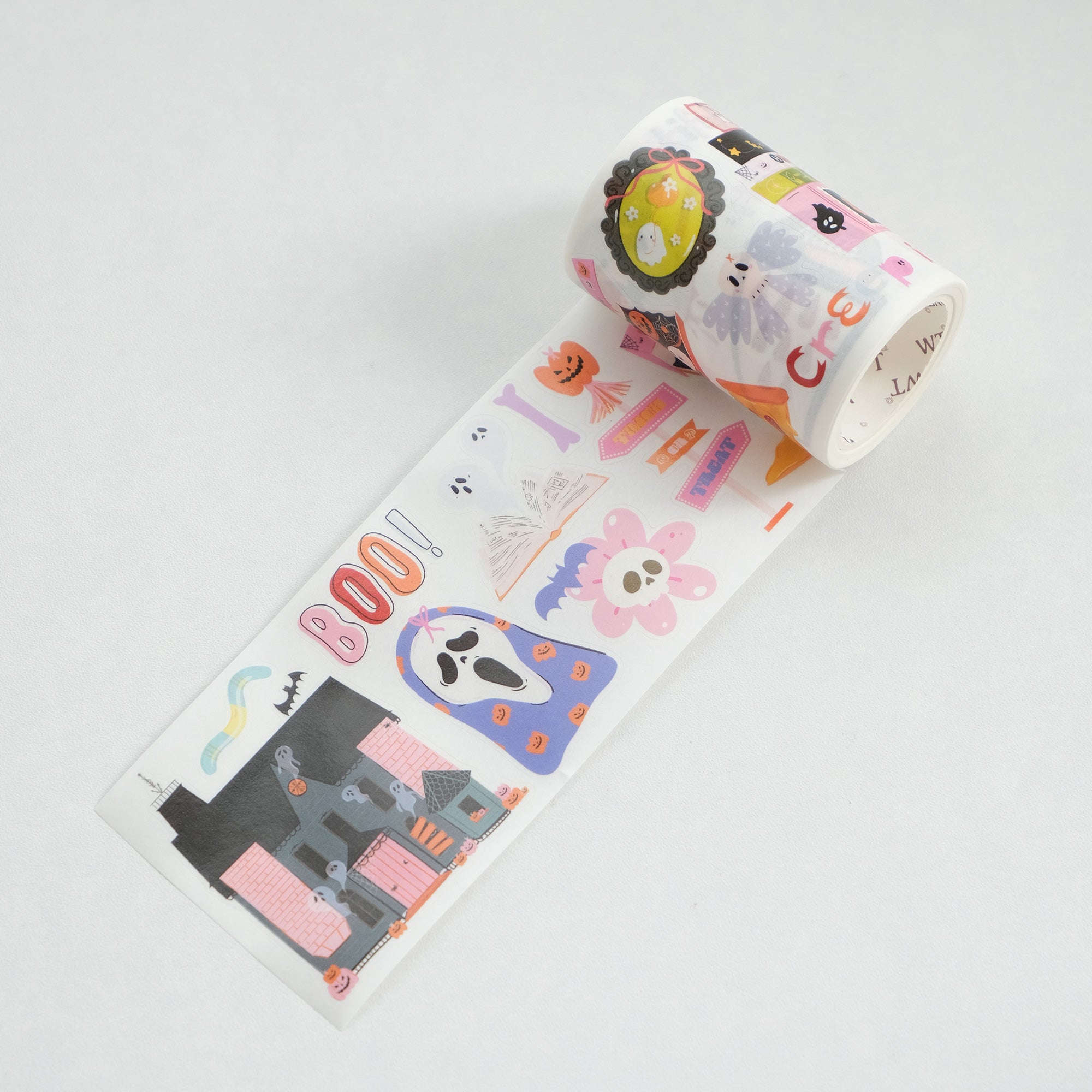 Pre-cut Boo Brigade Wide Washi/PET Tape