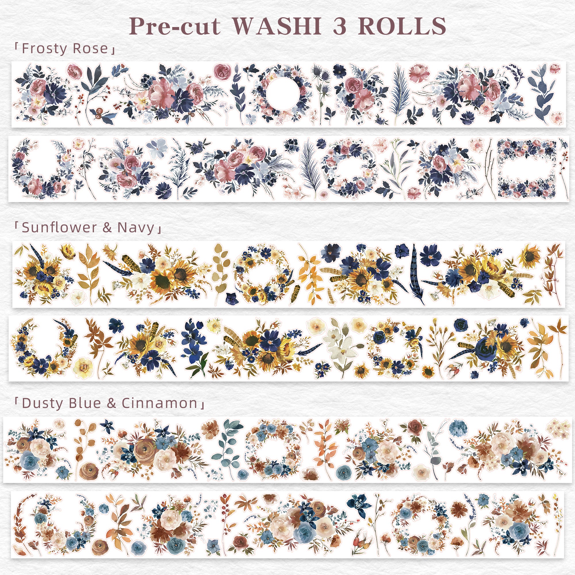 Pre-cut Bundle | The Washi Tape Shop. Beautiful Washi and Decorative Tape For Bullet Journals, Gift Wrapping, Planner Decoration and DIY Projects