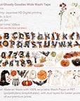 Pre-cut Ghostly Goodies Wide Washi/PET Tape