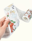 Pre-cut Snowy Strolls Wide Washi/PET Tape