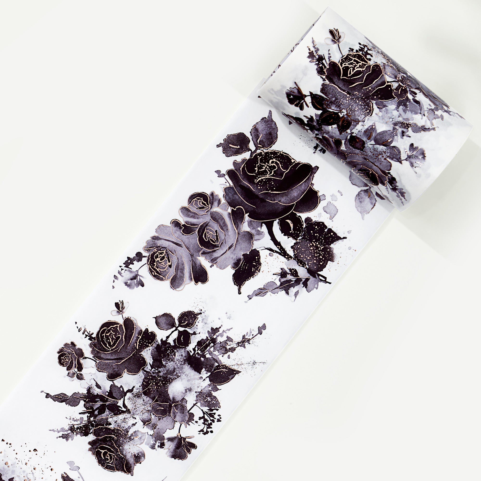 .com: 4 Rolls Random Style Black Lace Washi Tape Decorative