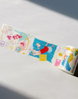 Pre-cut Dopamine Days Wide Washi/PET Tape