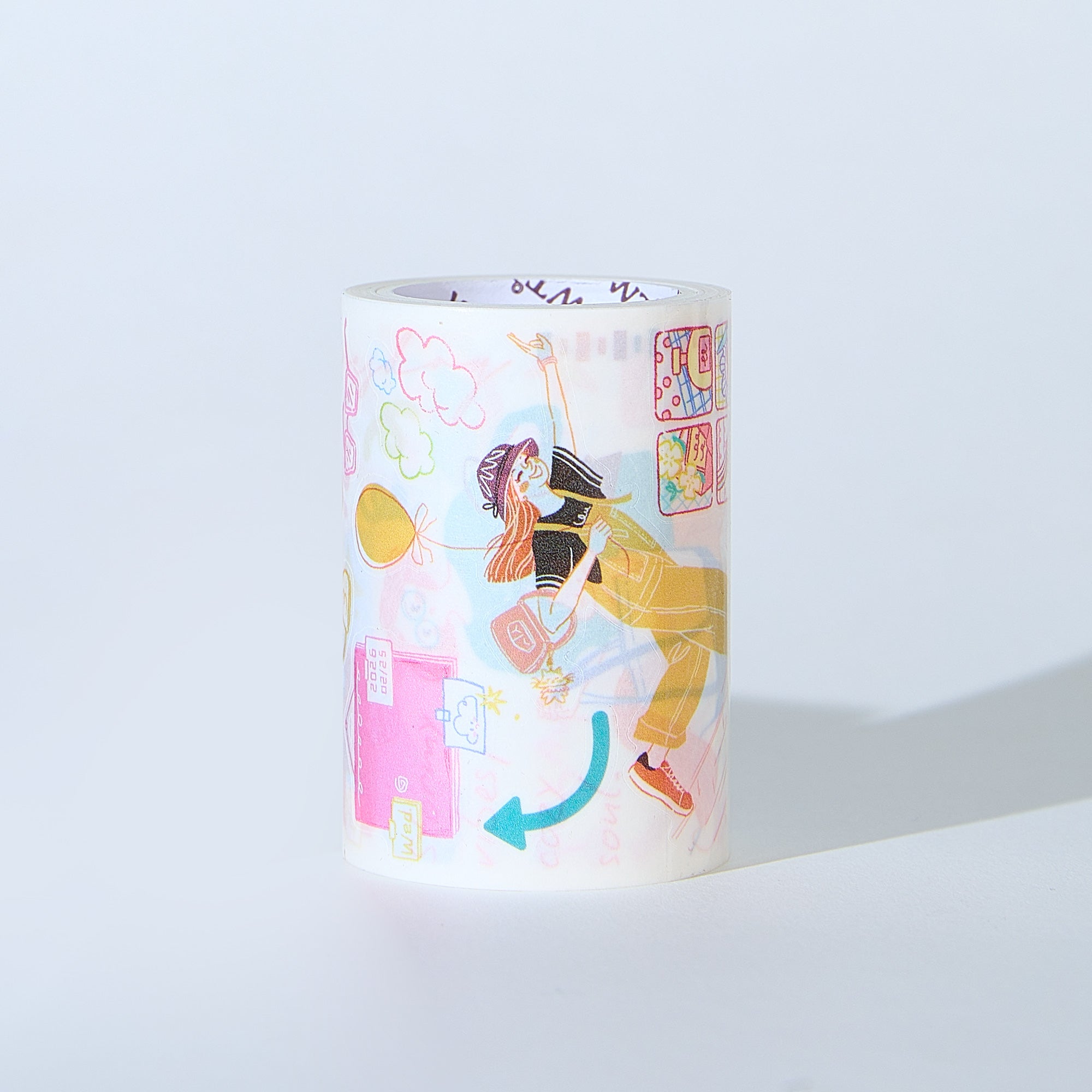 Pre-cut Dopamine Days Wide Washi/PET Tape