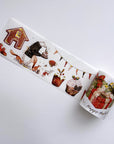 Pre-cut Woodland Chronicle Wide Washi/PET Tape (Seashell Gilded) | The Washi Tape Shop. Beautiful Washi and Decorative Tape For Bullet Journals, Gift Wrapping, Planner Decoration and DIY Projects