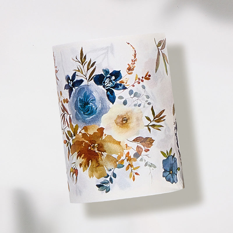 Pre-cut Dusty Blue & Cinnamon Wide Washi/PET Tape | The Washi Tape Shop. Beautiful Washi and Decorative Tape For Bullet Journals, Gift Wrapping, Planner Decoration and DIY Projects