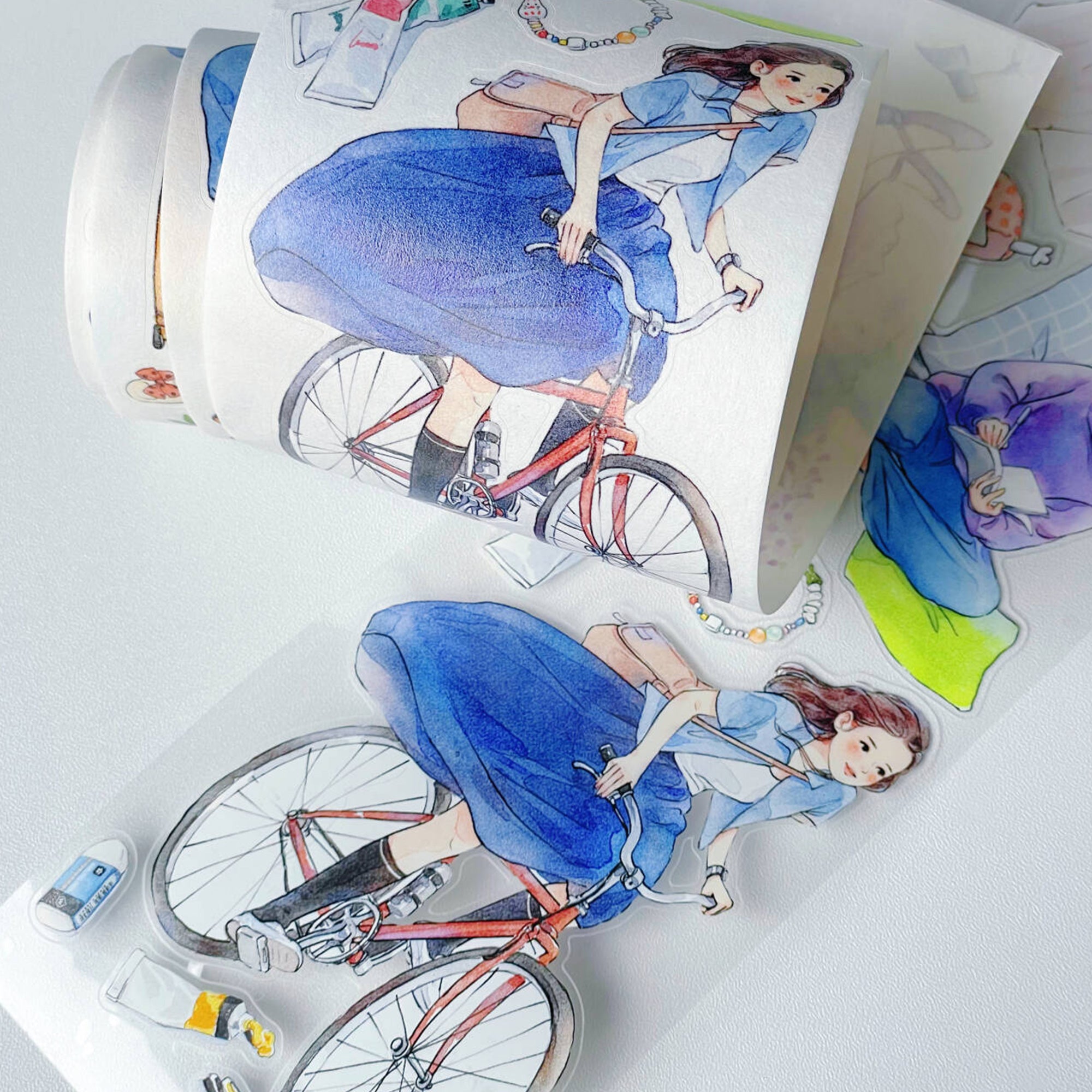 Pre-cut Hello Weekend Wide Washi/PET Tape