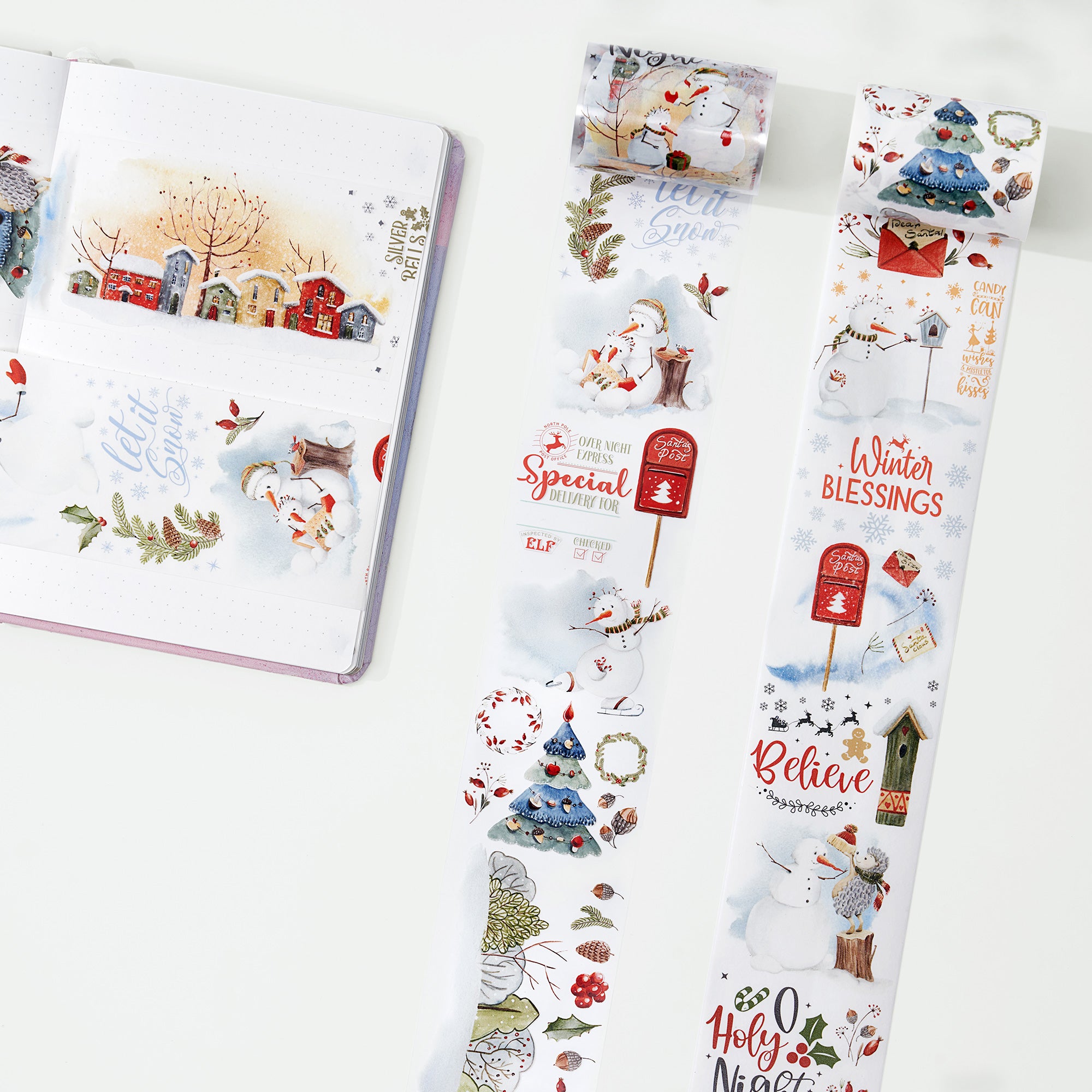 Silent Night Wide Washi / PET Tape | The Washi Tape Shop. Beautiful Washi and Decorative Tape For Bullet Journals, Gift Wrapping, Planner Decoration and DIY Projects