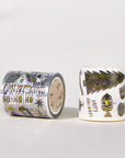 Pre-cut Blizzard Bling Wide Washi/PET Tape (Seashell Gilded) | The Washi Tape Shop. Beautiful Washi and Decorative Tape For Bullet Journals, Gift Wrapping, Planner Decoration and DIY Projects