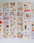 Pre-cut Autumn Village Washi/PET Bundle (Seashell Gilded) | The Washi Tape Shop. Beautiful Washi and Decorative Tape For Bullet Journals, Gift Wrapping, Planner Decoration and DIY Projects