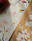 Pre-cut Magnolia Bloom Wide Washi/PET Tape
