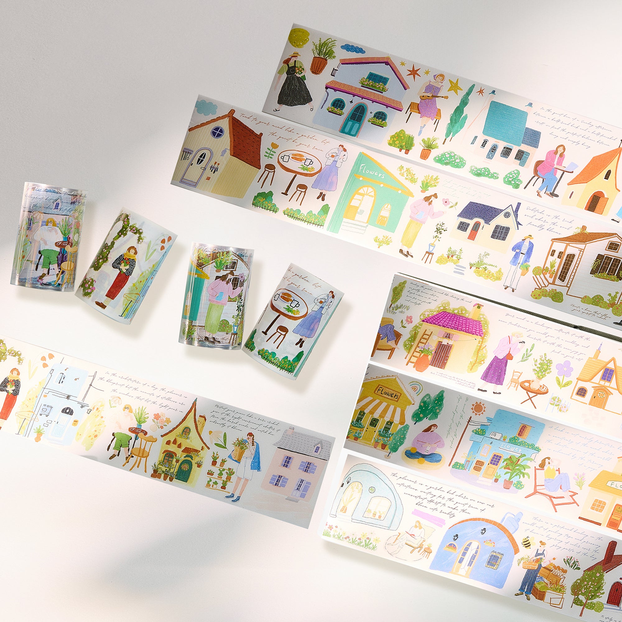 Pre-cut Aurora House Bundle | The Washi Tape Shop. Beautiful Washi and Decorative Tape For Bullet Journals, Gift Wrapping, Planner Decoration and DIY Projects