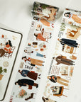 Pre-cut Planner's Day Washi/PET Tape Set