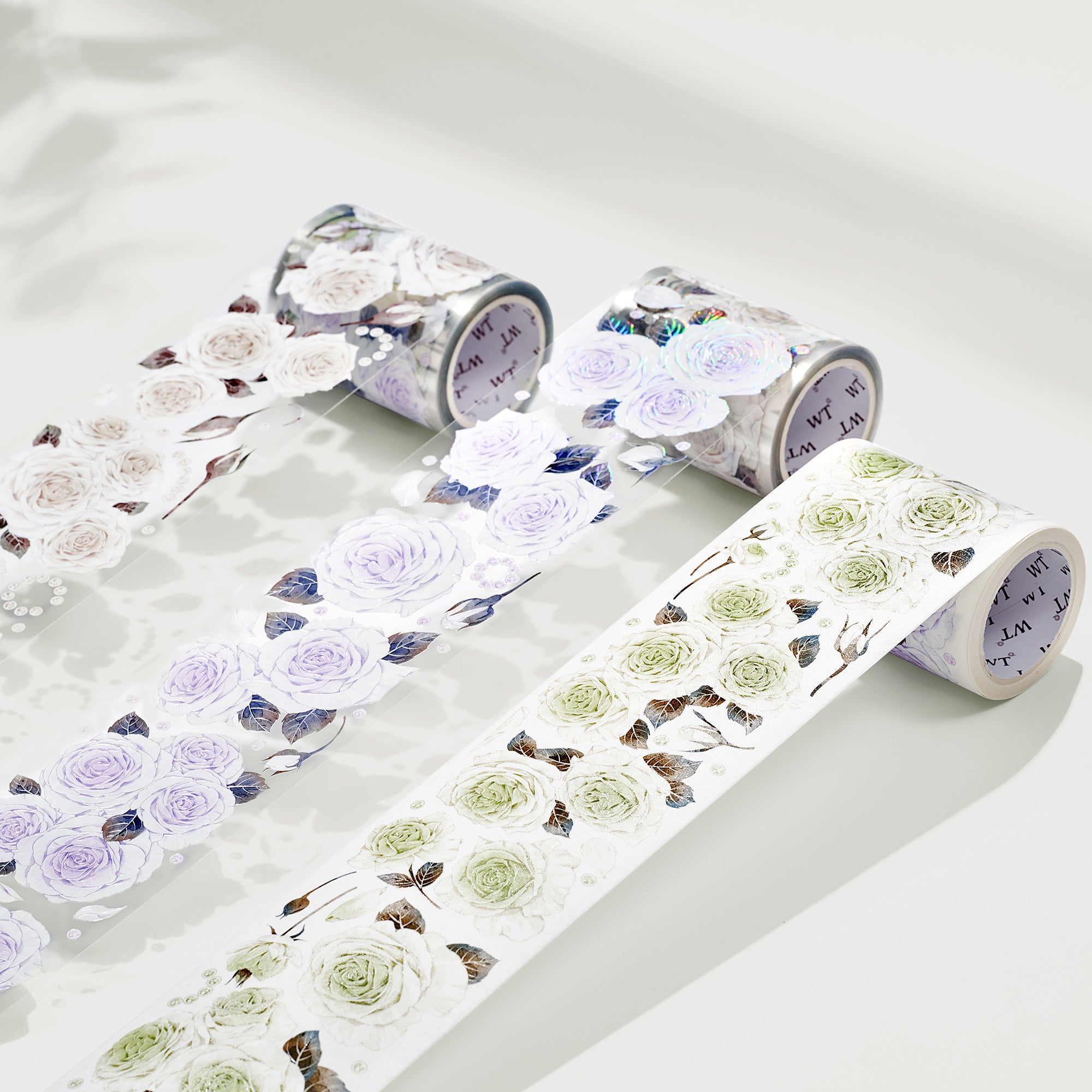 Floret Trilogy Wide Washi / PET Tape | The Washi Tape Shop. Beautiful Washi and Decorative Tape For Bullet Journals, Gift Wrapping, Planner Decoration and DIY Projects