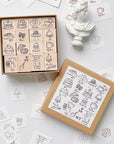 Parisian Café Stamp Set