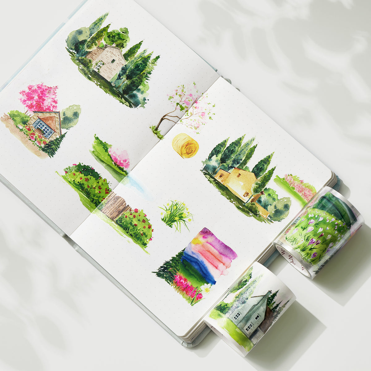 Pre Cut Spring Promise Pre-cut Spring Awakening Wide Washi/PET Tape | The Washi Tape Shop