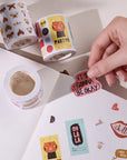 Pre-cut Boho Moments Script Tape Set (GILDED)