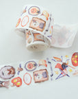 Pre-cut Ghoulish Gathering Wide Washi/PET Tape