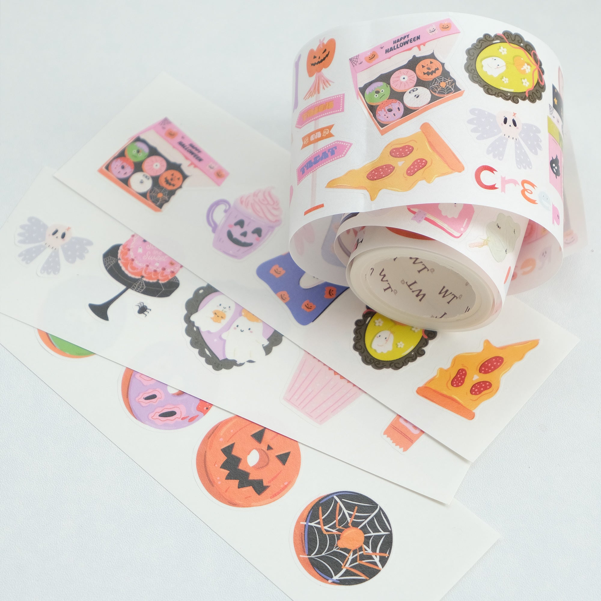Pre-cut Boo Brigade Wide Washi/PET Tape