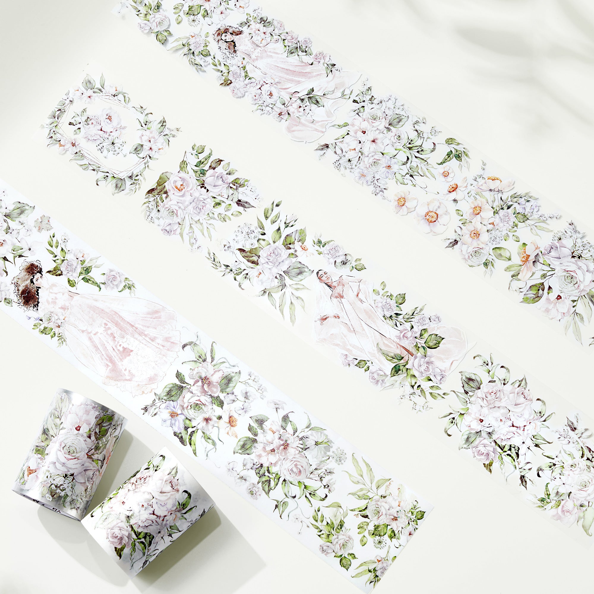 Floral Soliloquy Wide Washi / PET Tape | The Washi Tape Shop. Beautiful Washi and Decorative Tape For Bullet Journals, Gift Wrapping, Planner Decoration and DIY Projects