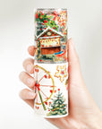 Pre-cut Christmas Market Wide Washi/PET Tape