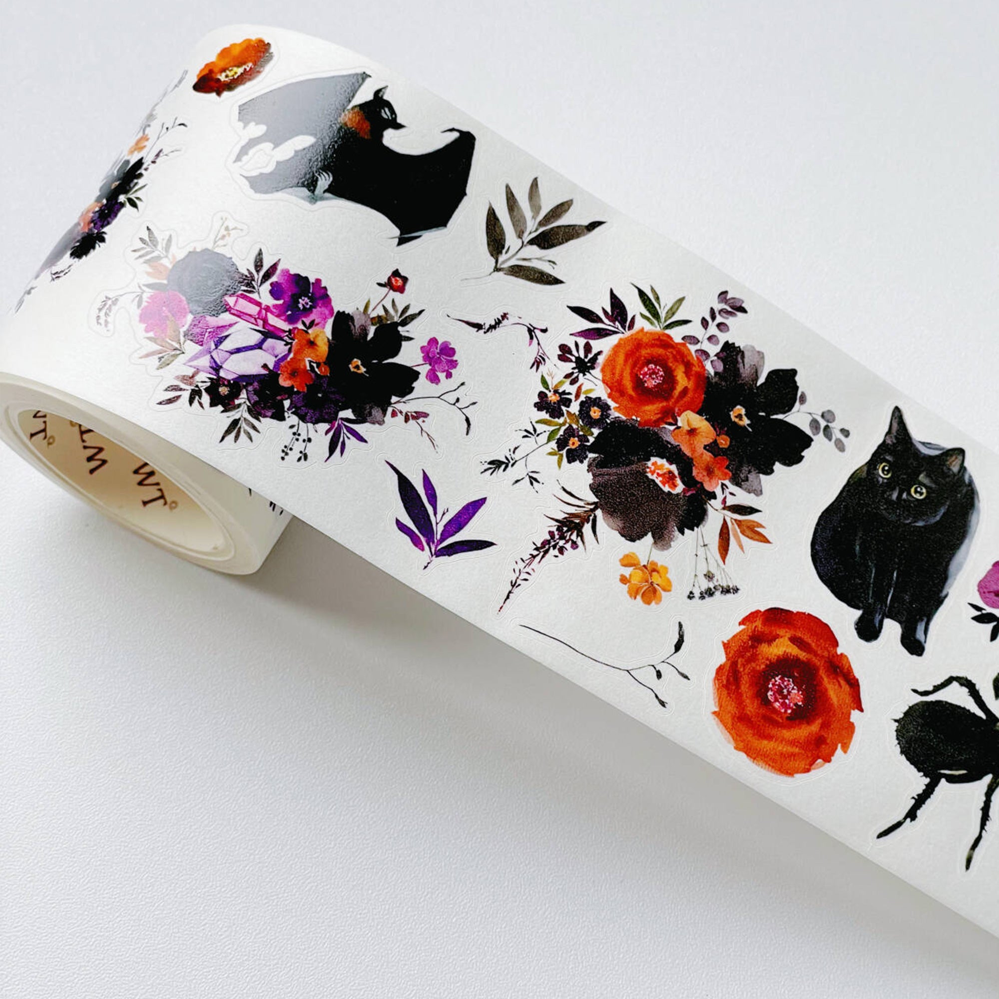 Pre-cut Mystic Meow Wide Washi/PET Tape