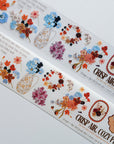 Pre-cut Amber Notes Wide Washi/PET Tape