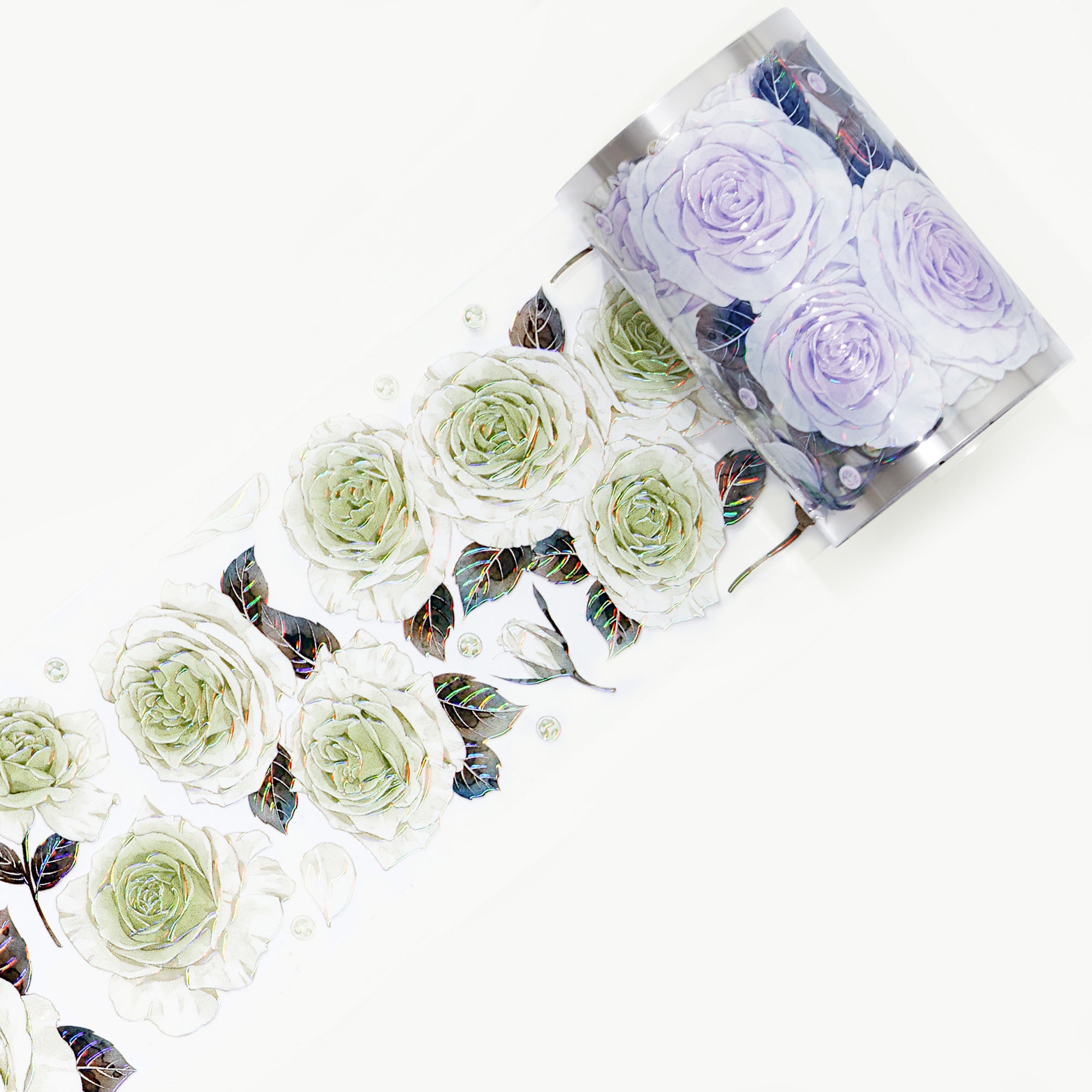 Floret Trilogy Wide Washi / PET Tape | The Washi Tape Shop. Beautiful Washi and Decorative Tape For Bullet Journals, Gift Wrapping, Planner Decoration and DIY Projects