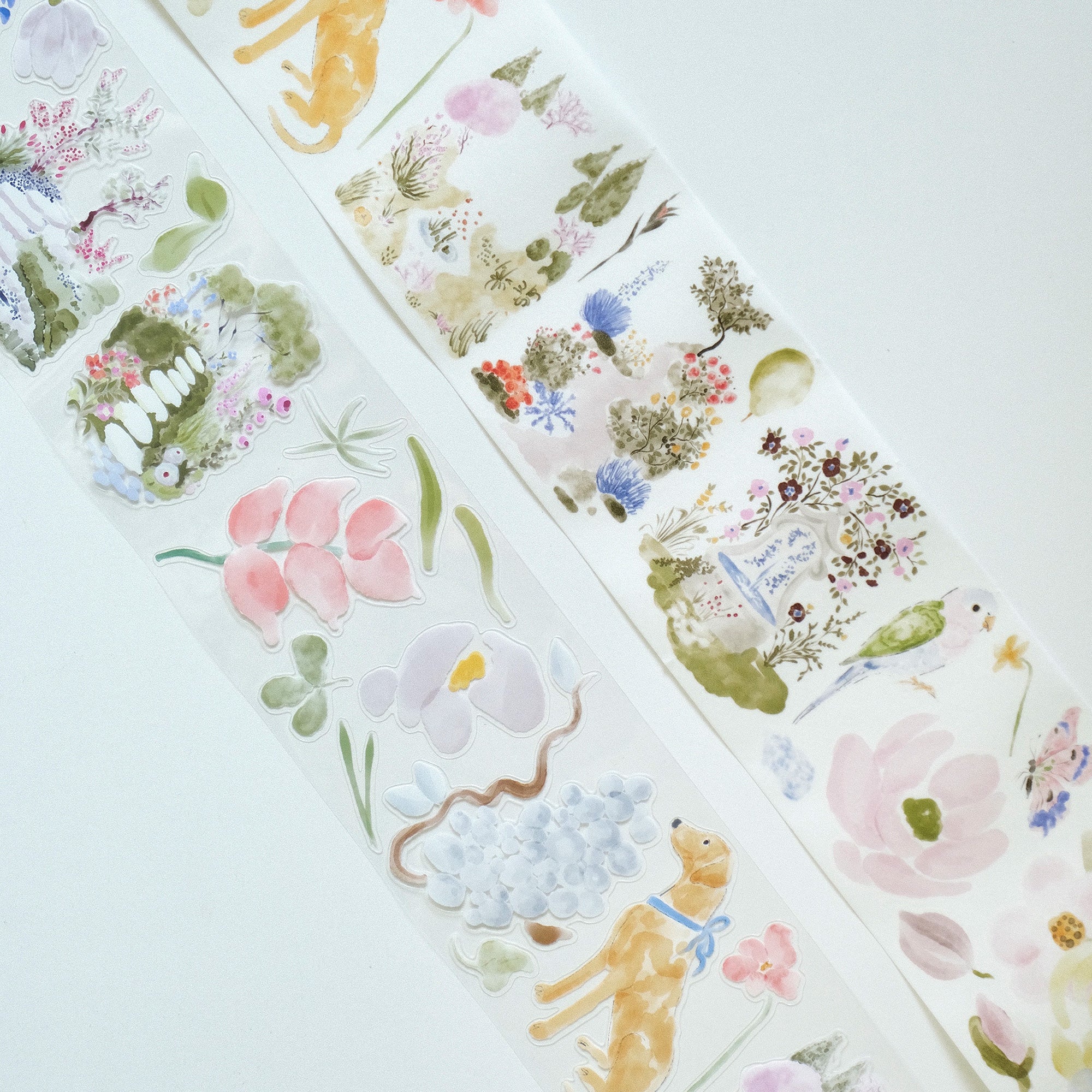 Pre-cut Eden's Garden Wide Washi/PET Tape
