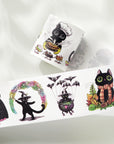 Midnight Mischief Washi Tape Sticker Set