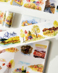 Pre-cut Autumn Symphony Wide Washi/PET Tape